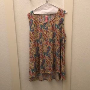 Paisley/yellow tunic